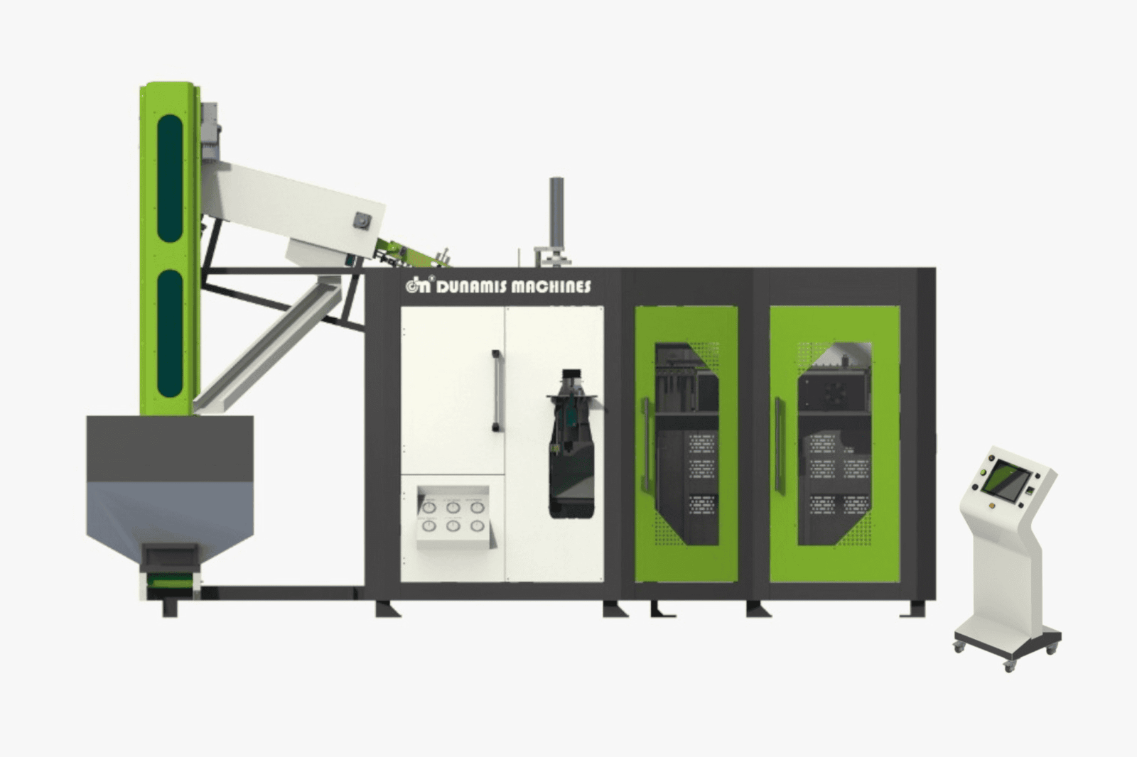 4 Cavity Fully Automatic Online PET Blow Moulding Machine
